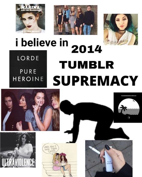 Tumblr. Pure effervescent enrichment. Old internet energy. Home of the Reblogs. All the art you never knew you needed. All the fandoms you could wish for. Enough memes to knock out a moderately-sized mammal. Add to it or simply scroll through and soak it up. Halsey 2014, Halsey Tumblr, 2014 Tumblr, 2010s Nostalgia, Text Memes, Girly Aesthetic, Teenage Girl Outfit, Marina And The Diamonds, Tumblr Quotes