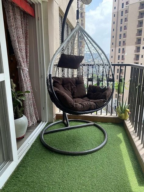 Jhula In Living Room, Balcony Swing, Indoor Hanging Chair, Cozy Window Seat, Chair Hammock, Sitting Cushion, Hanging Chair Outdoor, Single Seater, Swing Chair