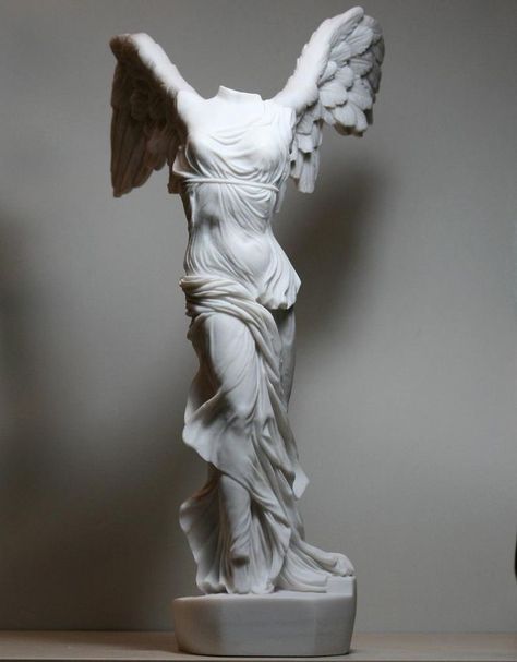 Winged Nike, Hellenistic Sculpture, Roman Sculptures, Statue Sculpture, Marble Statues, Composite Material, Marble Stone, Greek Mythology, Greek Statue