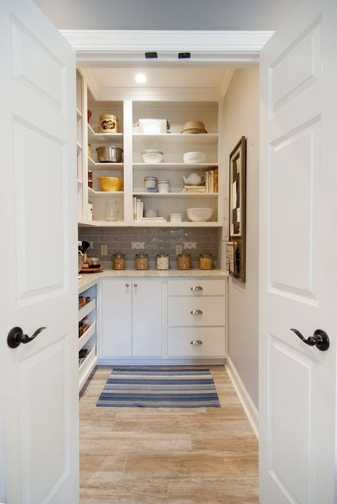 Home Renovations Baton Rouge | Home Renovation Gallery Baton Rouge L Shaped Pantry, Modern Kitchen Pantry, White Kitchen Pantry, Pantry Renovation, White Pantry, Modern Pantry, House Pantry, Ideas For Storage, Built In Pantry