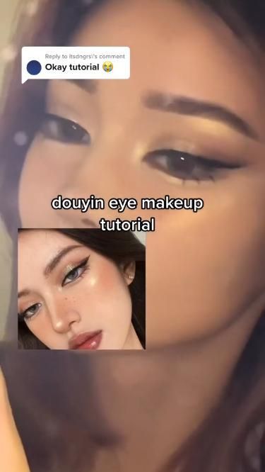 Korean Going Out Outfit, Douyin Makeup Eye Tut, How To Get Asian Eyes, I Can Fix Her Tiktok, Douyin Makeup Tutorial Eye, Cybergoth Anime Pfp, It Girl Makeup Tutorial, Douyin Makeup Natural, Korean Makeup On Westerners