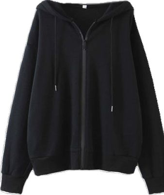 Oversized Zip Up Hoodie, Oversized Clothes, Loose Hoodie, Baggy Clothes, Fashion Hoodies, Basic Jackets, Black Zip Ups, Oversized Jacket, Zip Up Hoodies