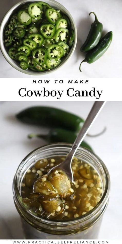 Small Batch Cowboy Candy, Easy Cowboy Candy, Cowboy Candy Jalapenos, Candied Jalapenos Recipe, Quick Pickled Jalapenos, Pickled Jalapenos, Canned Jalapenos, Restless Chipotle, Cowboy Candy