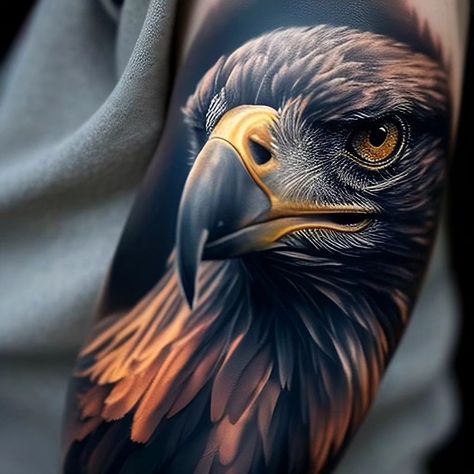 Monster Crawling en Instagram: “[An eagle earns its honor from the storms it endures.] > Design by the MonsterCrawling team. < . . . #tattoo #tattoos #tattooed…” Golden Eagle Tattoo, Eagle Tattoo Forearm, Eagle Shoulder Tattoo, Eagle Head Tattoo, Bald Eagle Tattoos, Cover Up Tattoos For Men, Adler Tattoo, Animal Tattoos For Men, Tiger Tattoo Sleeve