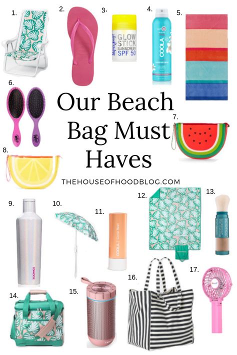 Our beach bag must haves! We head to the beach weekly and have our favorite tried and true beach must haves in a round up! #beachbag #beachtrip #momstyle #beach #summer #summerstyle Holiday Must Haves Summer, Beach Vacation Goodie Bags For Adults, Beach Nessesities, Beach Bag Must Haves, What To Put In A Beach Bag, Beach Bag Packing List, Beach Bag Organization, What To Put In Your Beach Bag, Beach Must Haves For Women