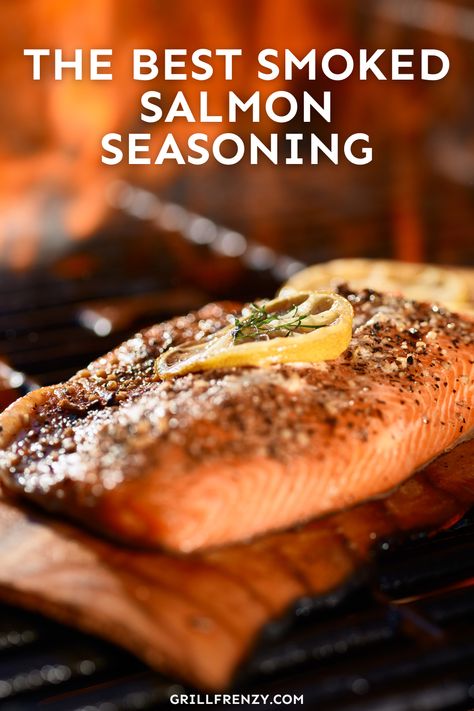 This homemade smoked salmon seasoning is simple and savory, and you can put it together in a snap! It's much fresher, flavorful, and cheaper than store-bought rub—what's not to love? | best smoked salmon recipe | dry rub for smoked salmon | smoked salmon dry rub recipes | smoked salmon seasoning recipes | smoked salmon seasoning | best seasoning for smoked salmon | smoked salmon flavors | homemade seasoning for salmon | homemade salmon seasoning Smoked Salmon Dry Rub, Smoked Coho Salmon Recipes, Smoked Salmon Seasoning, Best Smoked Salmon Recipe, Pellet Grill Salmon Recipes, Smoked Salmon Rub, Smoked Salmon Rub Recipe, Salmon Smoked Recipes, Seasonings For Salmon