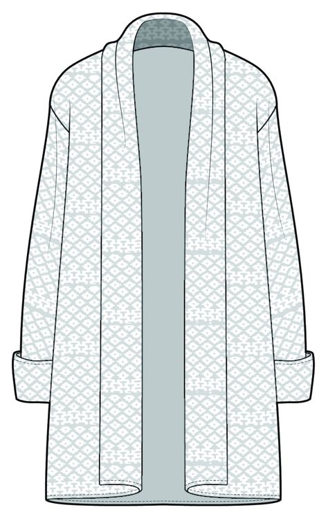 Drawing Cardigan, Technical Fashion Drawing, Flat Drawings, Art Outfits, Drawing Clothes, Cardigan Jacket, Fashion Drawing, Womens Cardigan, Duster Coat