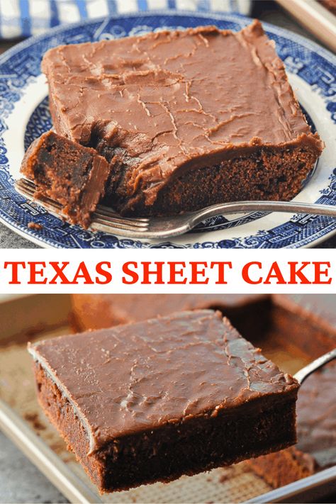 Texas Sheet Cake Pioneer Woman, Texas Chocolate Sheet Cake, Chocolate Sheet Cake Recipe, Texas Sheet Cake Recipe, Texas Sheet, Easy Chocolate Desserts, Texas Sheet Cake, Chocolate Sheet Cake, Pinterest Challenge