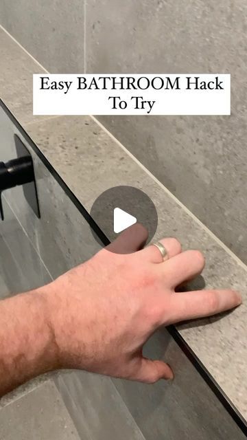 Shower Ledge, Bathroom Hacks, Building Process, Bathroom Cleaning Hacks, Shower Walls, Shower Niche, Simple Bathroom, Bathroom Cleaning, Team Building