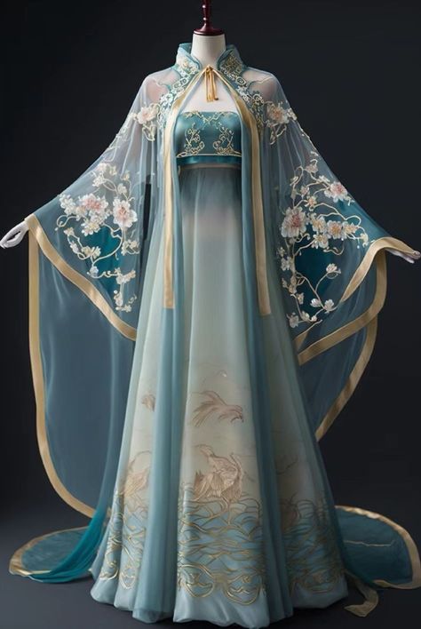 Chinese Fancy Dress, Ancient Dress, Magical Dress, Wedding Gown Styles, Pretty Wedding Dresses, Old Fashion Dresses, Japanese Dress, Style 2023, Dress Design Sketches