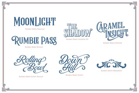 Rumble Brave Typeface | 35% DISCOUNT by alit design on @creativemarket Dafont Fonts, Letters Tattoo, Letters Ideas, Keyword Elements Canva, Desain Buklet, Font Packs, Aesthetic Fonts, Font Combinations, Fancy Fonts