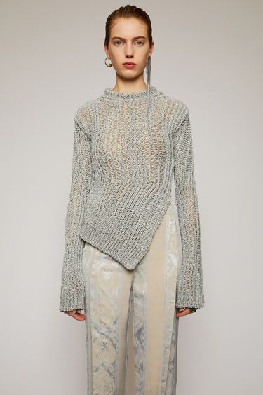 Acne Studios – Women’s Knitwear Knitwear Inspiration, Knitwear Fashion, Sweater White, Summer Knitting, 가을 패션, Knit Fashion, Mode Inspiration, White Sweaters, Black Sweaters