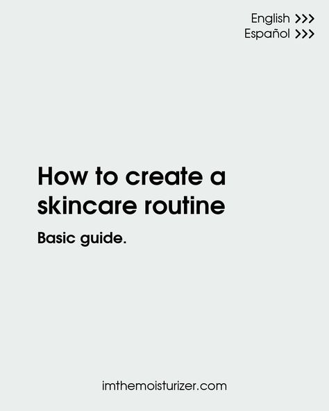 The Moisturizer - I am going to help you understand everything you need to know about beauty routines so that you are able to create your own one. #skincare #beauty #cosmetics #beautyroutine #kbeauty #skin #koreanskincare #skincareoutine #belleza #cosmetica #coreana #cuidadodelapiel #rutinadebelleza #piel #themoisturizer #imthemoisturizer #beautyroutine #koreanroutine #basicroutine #skincarebasics #skinconcerns #wrinkles #finelines #spots #acne Beauty Education, In What Order To Apply Skincare, Correct Amount Of Skincare, Skincare Content, Skincare Steps In Order Simple, Skincare Rules Tips, Skincare Actives Guide, Beauty Routine Weekly, Skin Care Basics