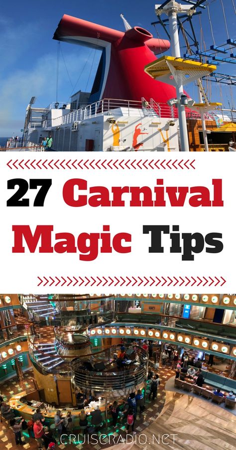 Whether you’re taking a cruise on the Carnival Magic for the first time or the 20th, we offer up tips to make your trip the best it can possibly be! Carnival Cruise Magic, Cruise Spa, Carnival Cruise Tips, Disney Magic Cruise, Carnival Magic, Cruise Pictures, Cruise Planning, Bahamas Cruise, Cheap Cruises