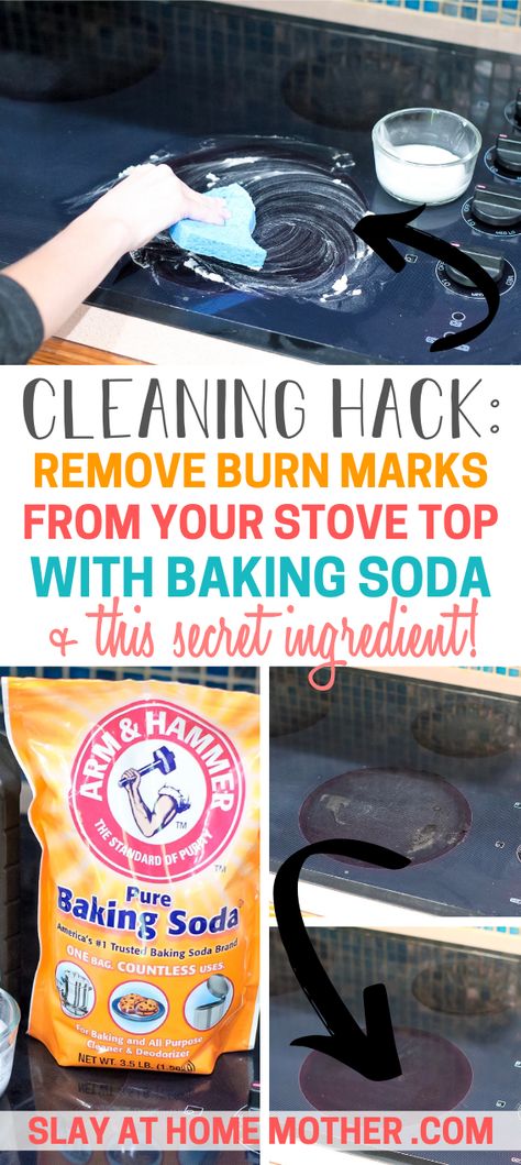 Cleaning Glass Stove Top, Clean Stove Burners, Stove Top Cleaner, Clean Stove Top, Clean Stove, Baking Soda Benefits, Diy Cleaning Products Recipes, Soda Brands, Easy Cleaning Hacks