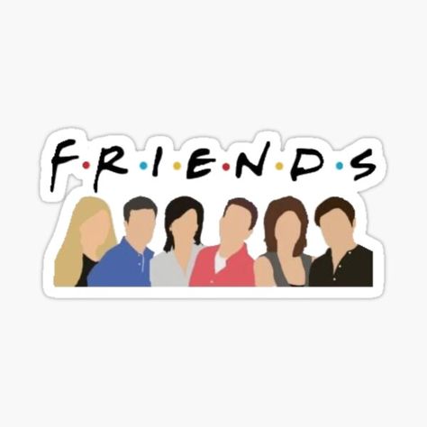 Friends Series Stickers, Friend Stickers, Friend Valentine Card, Friends Stickers, Homemade Stickers, Friends Poster, Cute Laptop Stickers, Bubble Stickers, Tumblr Stickers