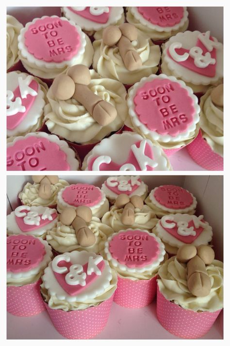 Hens night cupcakes. Hens Party, Hens Night, Hen Do, Hen, Fondant, Baking, Cake, Quick Saves