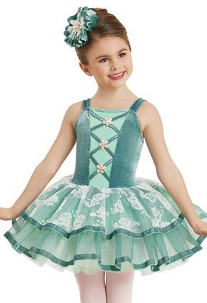 T5:30A Pre-K Ballet "Speckled Frogs" Flower Tulle Dress, Ballerina Dresses, Fairy Costume For Girl, Speckled Frogs, Crossover Crop Top, Peasant Crop Top, Flower Tulle, Jazz Pants, Ballet Doll