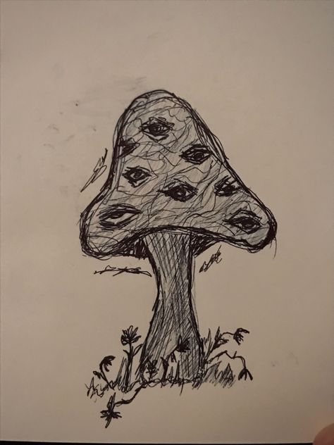 pretty easy mushroom drawing with eyes aesthetic drawings of mushroom aesthetic dark academia drawings Eyes On Mushrooms, Creepy Mushrooms Drawing, Eye Butterfly Drawing, Mushroom Face Drawing, Mushroom With Eyes Tattoo, Eye Mushroom Art, Drawing Ideas Easy Mushrooms, Mushroom Eye Tattoo, Mushroom With Eyes Drawing