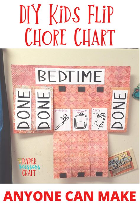 Flip Chore Chart, Diy Chore Chart Kids, Toddler Chore Chart, Quick Kids Crafts, Chore Chart For Toddlers, Kids Chores, Chore Board, Kids Routine Chart, Toddler Chores