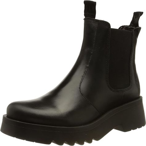 Amazon.com | Fly London Women's Chelsea Boot | Ankle & Bootie Chelsea Boots Women, Boots Waterproof, Black Chelsea Boots, Fly London, Ladies Of London, Ankle Bootie, Chelsea Boot, Boot Shoes Women, Ankle Booties