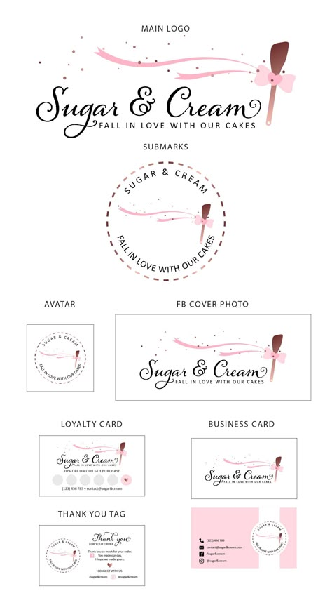 Bakery Logo Spatula Logo Rose Gold Baking Log Bakeshop Logo, Cake Shop Names, Logo Cake Shop, Cake Business Names, Cake Shop Logo, Logo Dessert, Bakery Branding Design, Bakery Names, Bakery Business Plan