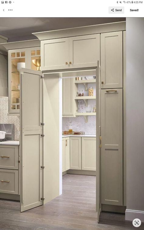 Luxury Pantry, Secret Doors, Kitchen And Bath Showroom, Hidden Pantry, Transitional Decor Kitchen, Kitchen Pantry Design, Hidden Rooms, Secret Door, Hidden Door