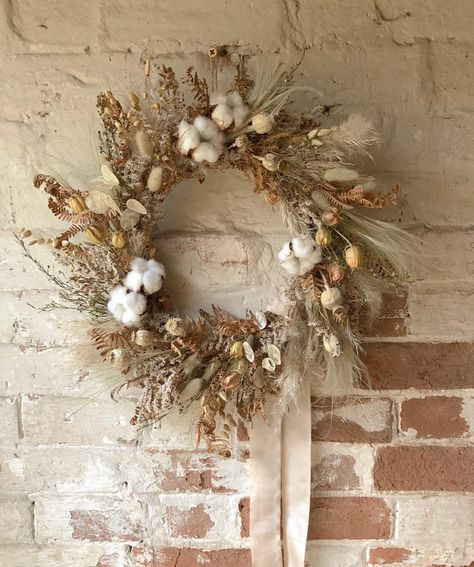 Dried Winter Wreath, Dried Flower Christmas Wreath, Dried Wreaths, Fresh Wreaths, Dried Floral Wreaths, Fall Decor Wreaths, Flower Factory, Dried Flower Wreath, Dried Wreath