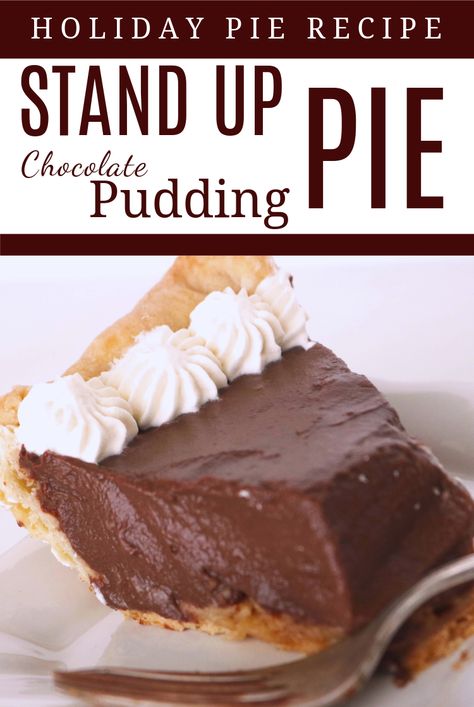 Chocolate Pudding Pie Recipe Easy, Creamy Desert, Choc Pie, Chocolate Pudding Pie Recipe, Dip Appetizers, Pudding Pie Recipes, Chocolate Pudding Pie, Easy Chocolate Pudding, Working Lady