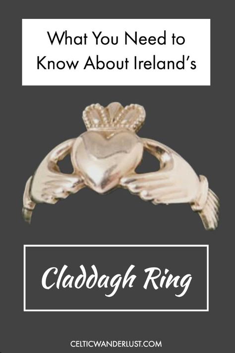 How To Wear A Claddagh Ring, Irish Claddagh Engagement Ring, Cladaggah Ring, Irish Ring Claddagh Meaning, Claghda Ring, Claughdaugh Ring, Calladagh Ring, Claddagh Ring Meaning, Irish Symbols And Meanings