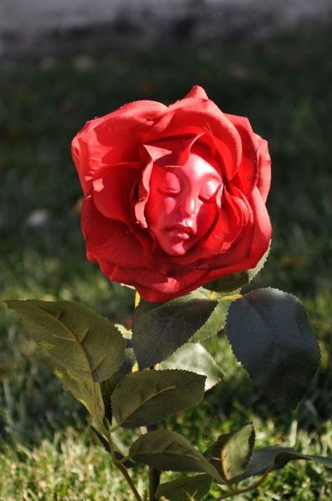 Alice in Wonderland Talking Flower "RED ROSE" Sutherland resin Series One | Dolls & Bears, Dolls, Art Dolls-OOAK | eBay! Flowers Roses Red, Flower Red Rose, Dark Wonderland, Talking Flowers, Wonderland Aesthetic, Watercolor Hummingbird, Hummingbird Painting, Disney Princess Artwork, Go Ask Alice