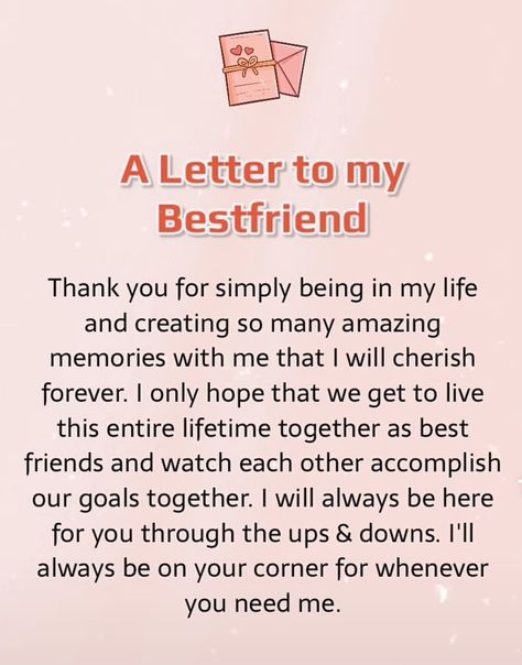 Happy Birthday To My Best Friend Quotes, Birthday Note For Bestie, Dear Bestie Quotes, Cute Quotes For Best Friends, Bestie Birthday Wishes Best Friends, Letter For Bestie, Quotes For A Best Friend, Bestie Birthday Quotes, Emotional Letter To Best Friend