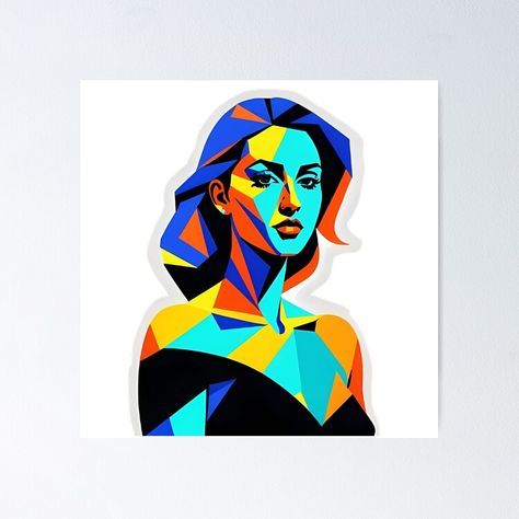 Get my art printed on awesome products. Support me at Redbubble #RBandME: https://www.redbubble.com/i/poster/Canvas-Print-Bold-Geometric-Muse-Pop-Art-Design-Wall-Art-Decor-Modern-Home-Decor-Colorful-Artwork-Abstract-Art-Print-Contemporary-by-craftkit/165680059.LVTDI?asc=u Contemporary Poster, Colorful Artwork Abstract, Home Decor Colorful, Artwork Abstract, Pop Art Design, Abstract Art Print, Colorful Artwork, Design Wall, Modern Home Decor