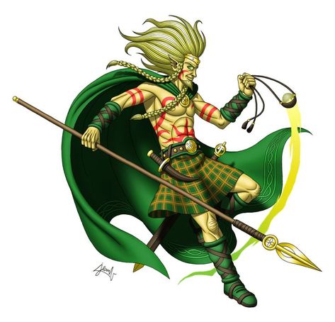 Lugh God, Welsh Gods, Celtic Paganism, Fantasy Classes, Celtic Deities, Celtic Artwork, Viking Warriors, Irish Mythology, Celtic Gods