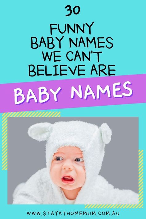 For wanting to be inventive in their bub’s baby names, sometimes, parents can go beyond creative to just plain crazy. Funny Baby Names, Worst Baby Names, Stay At Home Mum, Kids Names, Funny Baby, Crazy Kids, Parenting Advice, Stay At Home, Parenting Tips