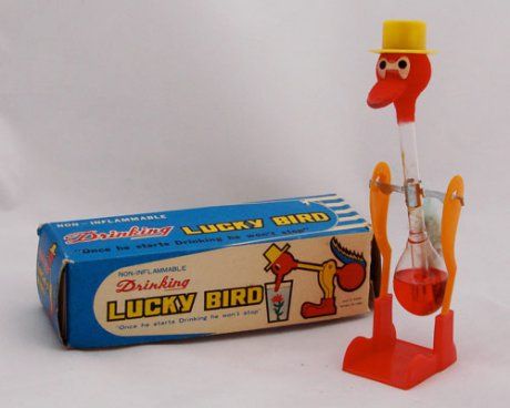 Drinking Lucky Bird from Stuckey's. If you ask what, you're too young to understand. Had a flock of these birds and all from Stuckey's which had great hot dogs and grab bags. Drinking Bird, Retro Renovation, Vintage Memory, I Remember When, Childhood Toys, Retro Toys, Sweet Memories, Great Memories, The Good Old Days