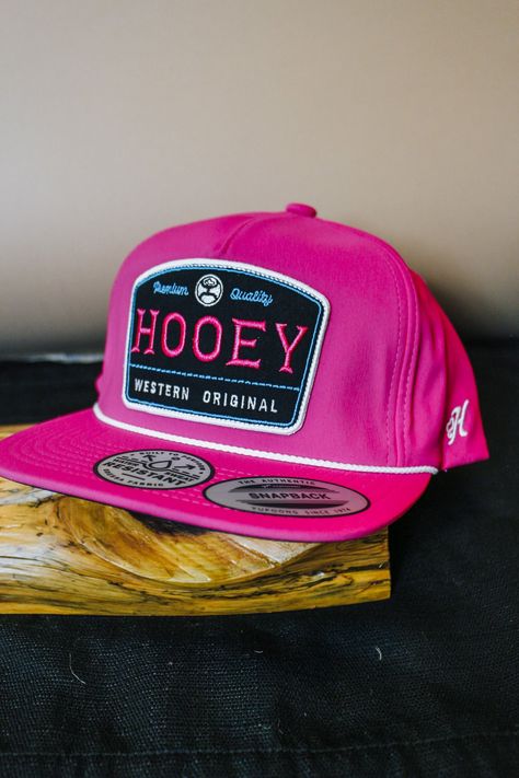 Get ready to add a pop of color to your wardrobe with our Pink Hooey Trucker Hat! Made with 5 panels for a comfortable fit, this hat is perfect for any outdoor adventure. Show off your style and protect yourself from the sun in one easy step. Gifts For Country Boys, Birthday Trucker Hats, Western Trucker Hats, Clothes Pieces, Western Wallpaper, Western Fits, Casual Country Outfits, Country Hats, Cowgirl Accessories