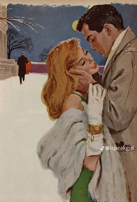 Art About Love, Love Tiktok, 50s Art, Vintage Illustration Art, Laser Tag, Romance Art, Arte Inspo, Pulp Art, Romantic Art