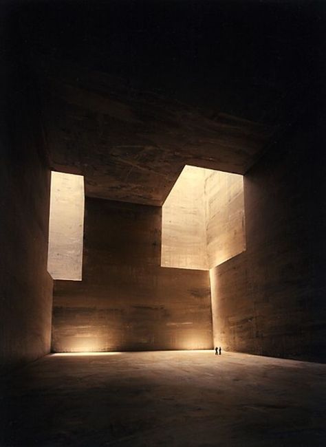 Eduardo Chillida - Tindaya (1993) Shadow Architecture, Blitz Design, Brutalist Architecture, Space Architecture, Light And Space, Light Architecture, Brutalism, Architectural Inspiration, Antalya