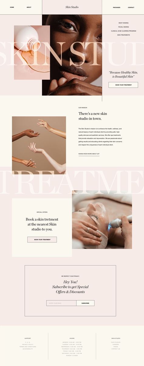 Drip Aesthetics, Aesthetic Website Design, Beauty Web, Website Layout Inspiration, Skin Studio, Small Business Website Design, Beautiful Website Design, Website Design Inspiration Layout, Modern Website Design