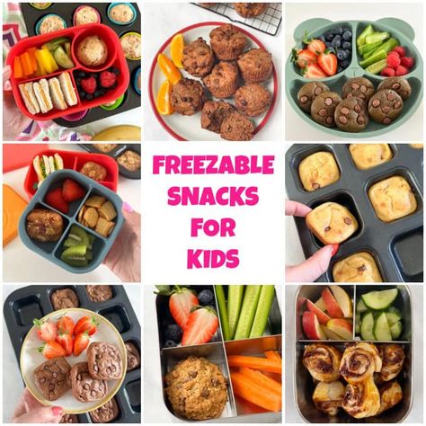 Freezable Snacks For Kids - My Fussy Eater | Easy Family Recipes Freezable Snacks, Recipes For Fussy Kids, Homemade School Snacks, Freezer Snacks, Slow Cooker Pasta Recipes, Easy Family Recipes, Nut Free Recipes, Snacks For Kids, Tasty Snacks