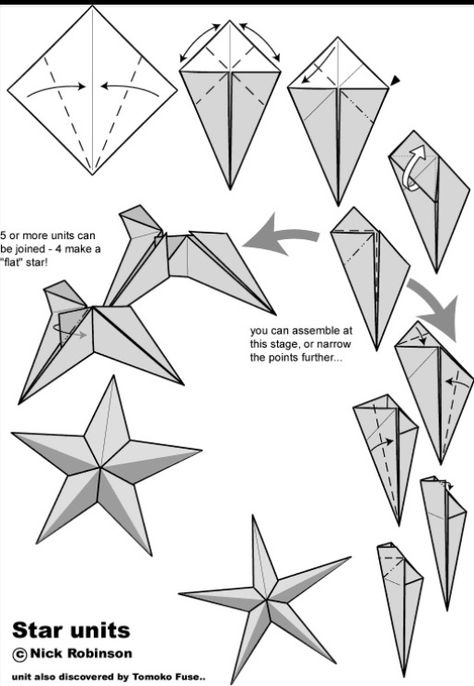 Origami star Origami Star Instructions, Julkransar Diy, Christmas Papercraft, Origami Diagrams, Origami Star, Instruções Origami, Modular Origami, Origami Instructions, Origami Design