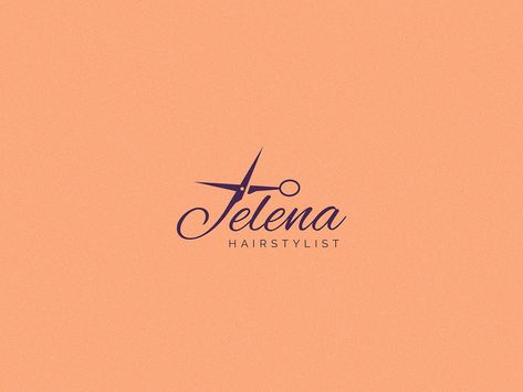 Hairstylist Logo Design, Hairstylist Logo, Stylist Logo, Hair Stylist Logo, Hair Logo, Personal Logo, Logo Ideas, Logo Design Inspiration, Creative Professional