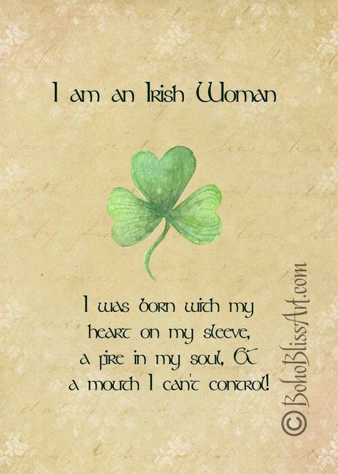 Irish Blessing Quotes, Heart On My Sleeve, Mind Hacks, Fire In My Soul, Irish Proverbs, Irish Eyes Are Smiling, Irish Women, Irish Quotes, Irish Roots