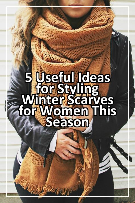 Discover 5 useful ideas for styling winter scarves for women this season! Elevate your winter wardrobe with chic and cozy scarf looks that keep you warm and fashionable. From classic wraps to trendy knots, learn how to accessorize your outfits effortlessly. Whether you prefer bold patterns or elegant neutrals, these styling tips will help you make a statement while staying snug. Transform your winter style with the perfect scarf! Chic Travel Outfit, Afrocentric Fashion, Blanket Scarves, Useful Ideas, Retro Sportswear, Winter Scarves, Urban Chic Fashion, High Fashion Editorial, Cozy Scarf