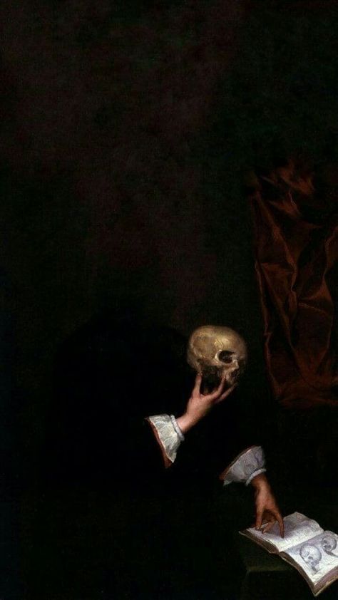 Candlelight Vigil, Historic Art, Rennaissance Art, Baroque Art, Dark Romantic, 다크 판타지, Dark Art Illustrations, A Skull, Old Paintings