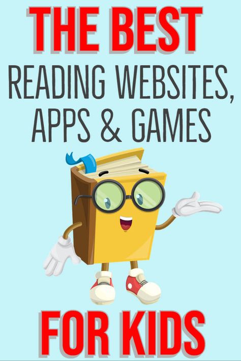 Reading Apps For Kids Free, Reading Tips For Kids, Best Reading Apps, Reading Websites For Kids, Websites Games, Reading Websites, Reading Programs For Kids, Free Learning Websites, Computer Games For Kids