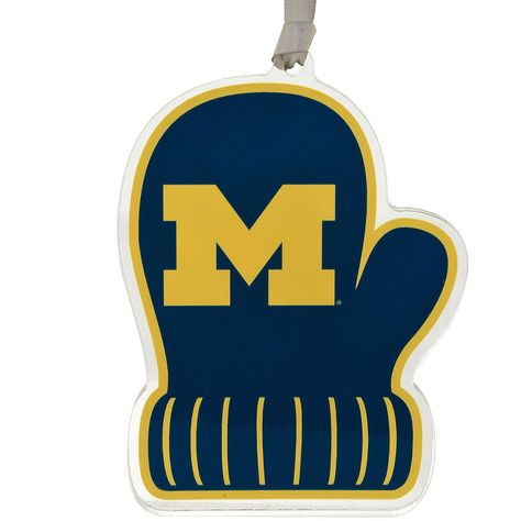 Michigan Mitten Tattoo, Michigan Door Hanger, University Of Michigan Christmas Tree, Michigan Trees, Michigan Decor, Michigan Christmas, Activities Director, Michigan Mitten, U Of M