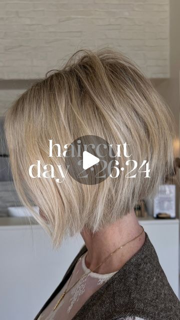 8,133 likes, 248 comments - jocelyn.mcclellan on February 28, 2024: "Get ready and pay close attention cause there will have to be more parts to this cut and color from @chrisjones_hair and @emilycooper_hair...". Modern Graduated Bob, Blond Inverted Bob, Kellie Pickler Short Hair, Wedding Guest Hair Bob Length, Women’s Short Haircut Bob, Back View Bob Haircut, Deconstructed Bob Haircuts, Modern Stacked Bob, Feathered Bob Haircut