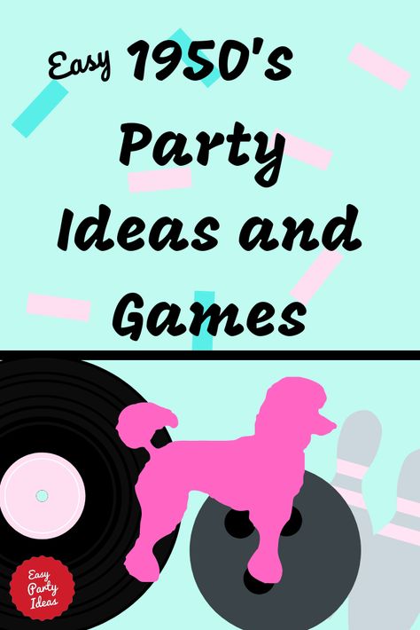 Sock Hop Games Activities, 50s Theme Party Games, 50’s Theme Games, Retro Diner Party Theme, Sock Hop Activities, 1950s Party Games, Rockabilly Party Ideas, Grease Party Games, 50s Party Food